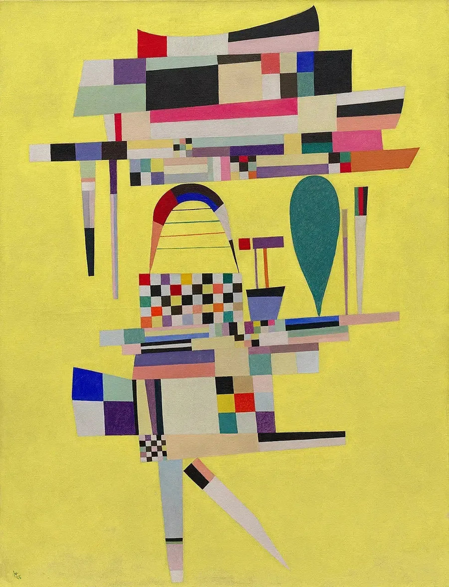 A Tela Amarela - Vassily Kandinsky