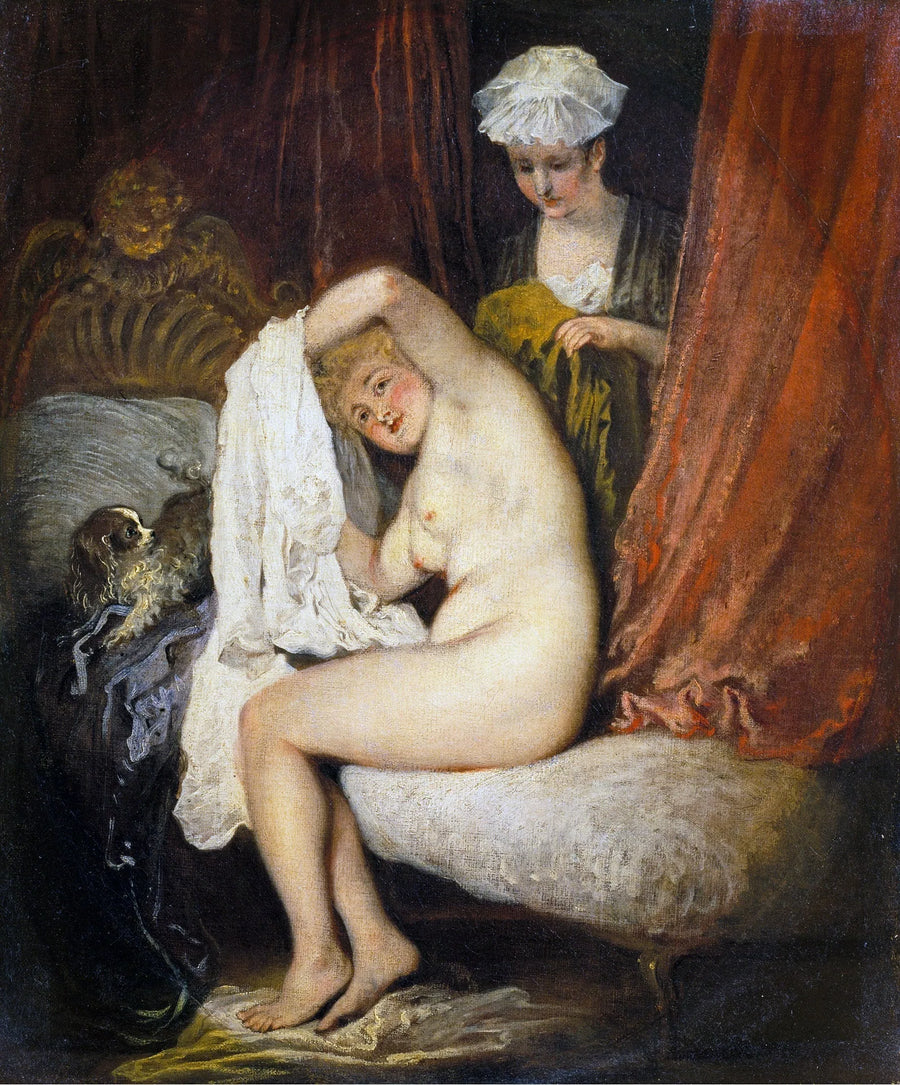A toilette - Antoine Watteau