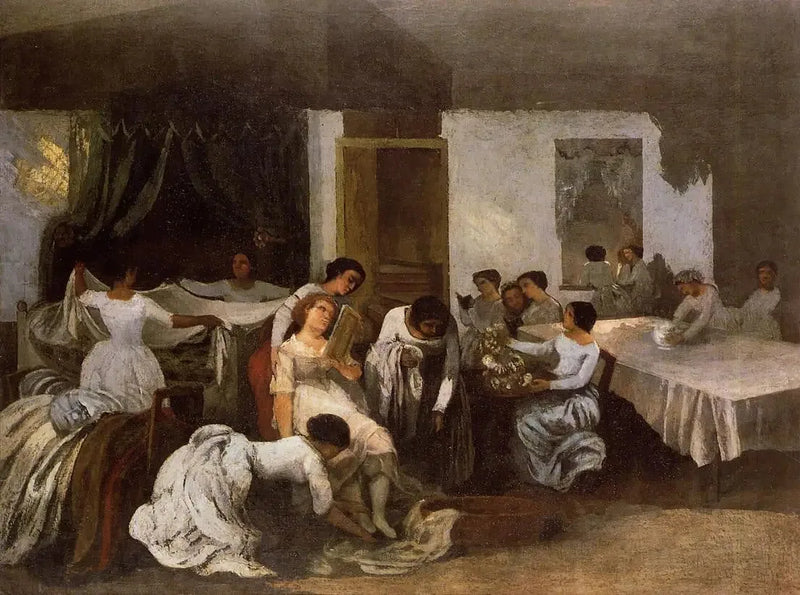 A Tualete da Morte - Gustave Courbet
