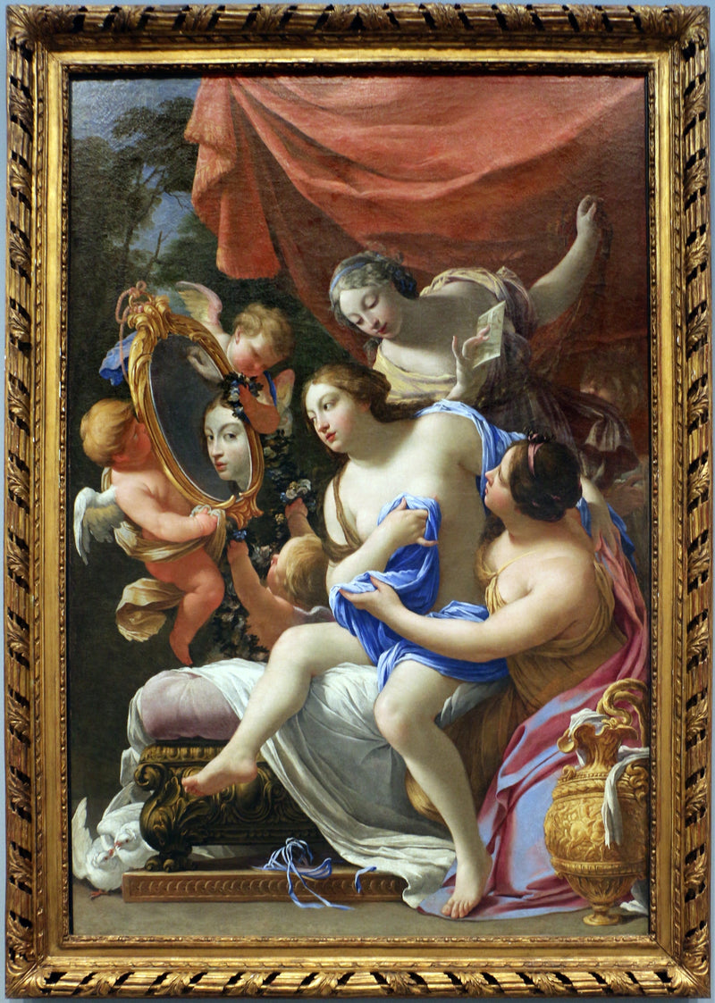 A higiene de Vênus - Simon Vouet