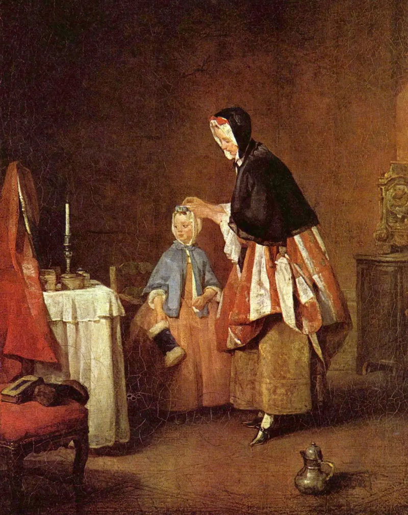 O Banho da Manhã - Jean Simeón Chardin