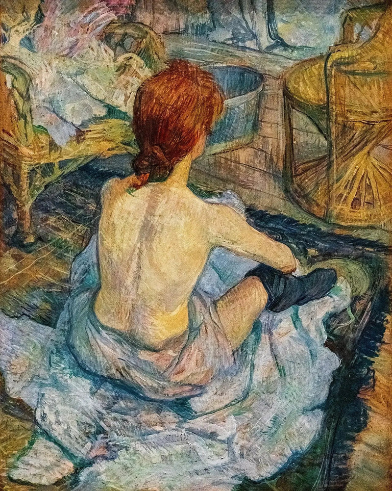A Toalete - Henri de Toulouse-Lautrec