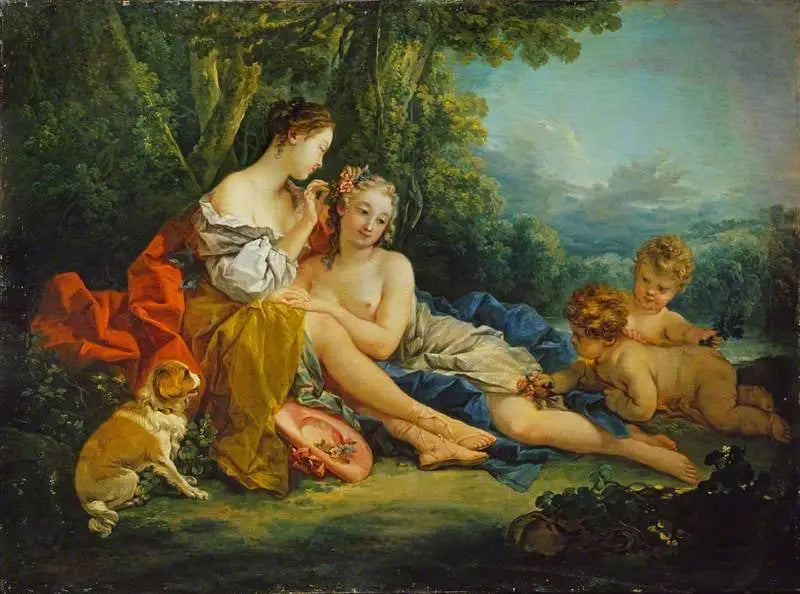 A toilette pastoral - François Boucher
