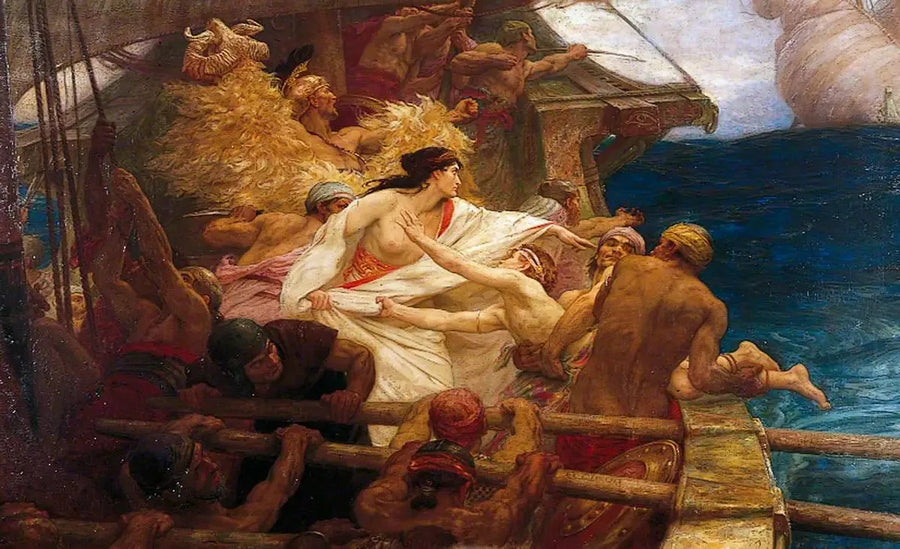 A Fíbula de Ouro - Herbert Draper