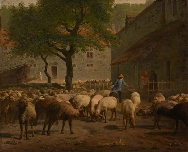 A Tonte dos Ovelhas - Jean-François Millet