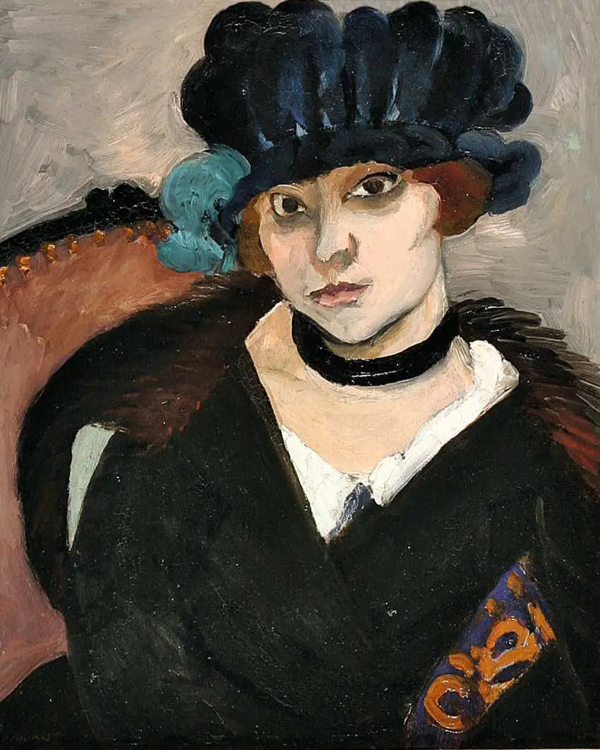 O toque de veludo preto - Henri Matisse