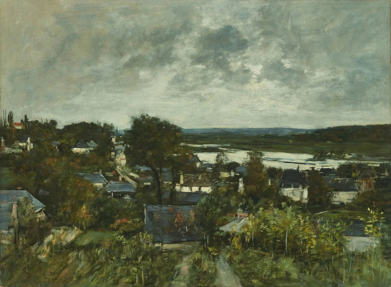 La Touques perto de Deauville - Eugène Boudin