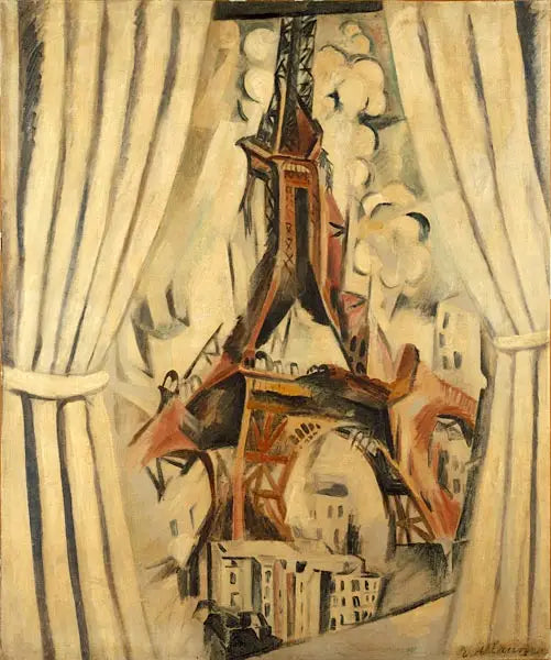A torre com cortinas - Robert Delaunay