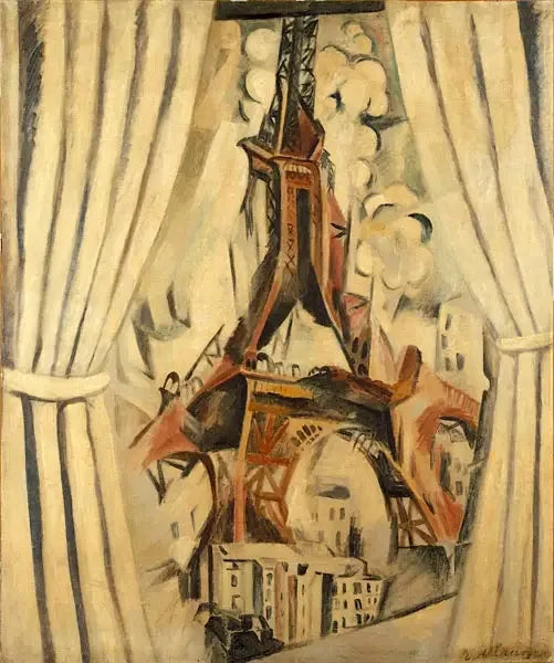 A torre com cortinas - Robert Delaunay