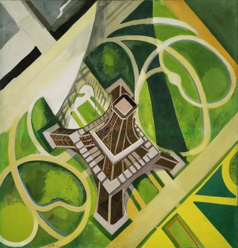 A Torre Eiffel e os Jardins do Champ-de-Mars - Robert Delaunay