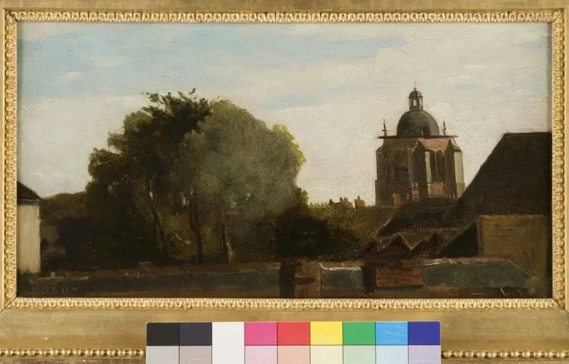 A Torre Saint-Paterne em Orléans - Jean-Baptiste Camille Corot