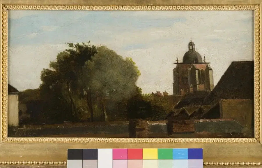A Torre Saint-Paterne em Orléans - Jean-Baptiste Camille Corot