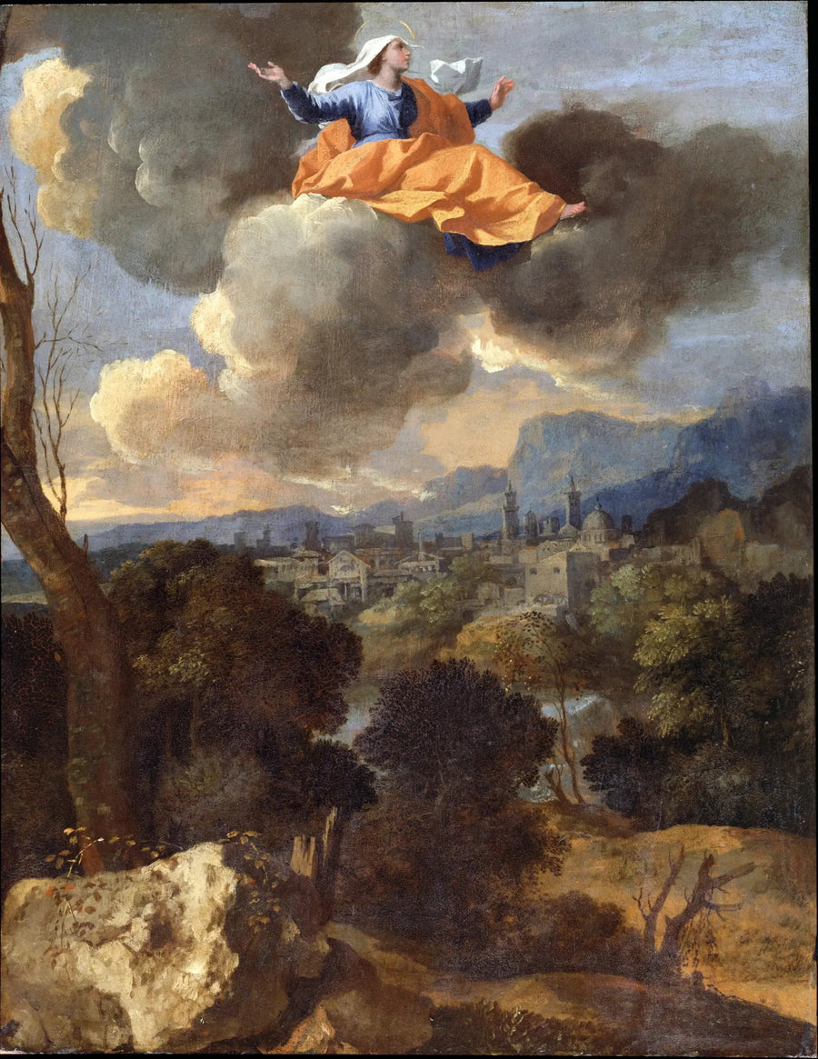 A Tradução Milagrosa de Santa Rita de Cássia - Nicolas Poussin