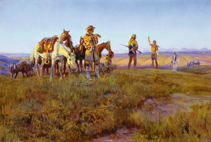 A Trégua de Wildman – O Calumet da Paz - Charles Marion Russell
