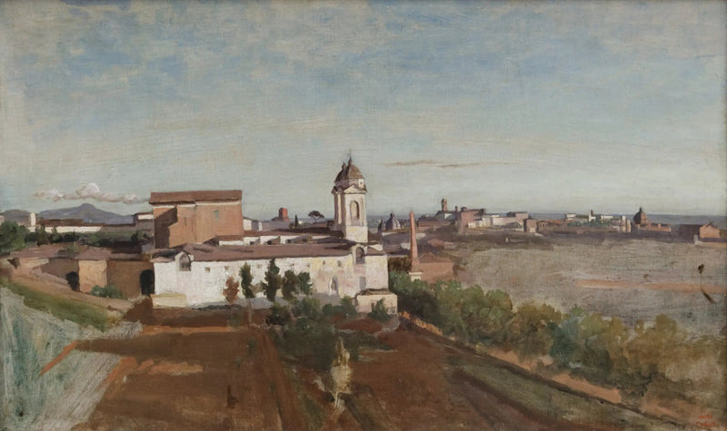 A Trindade dos Montes - Jean-Baptiste Camille Corot