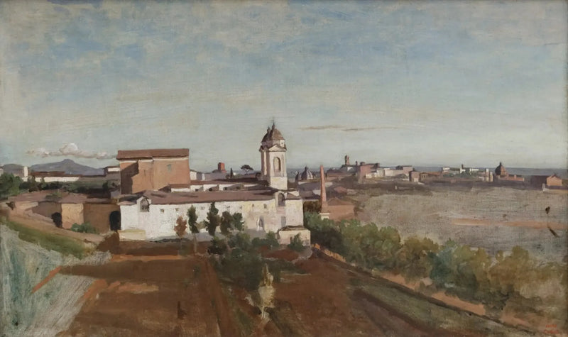 A Trindade dos Montes - Jean-Baptiste Camille Corot