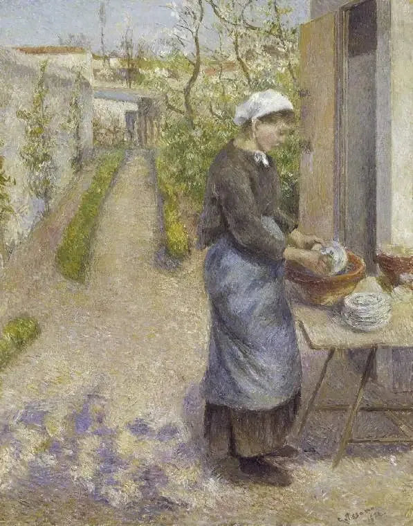 A louça - Camille Pissarro