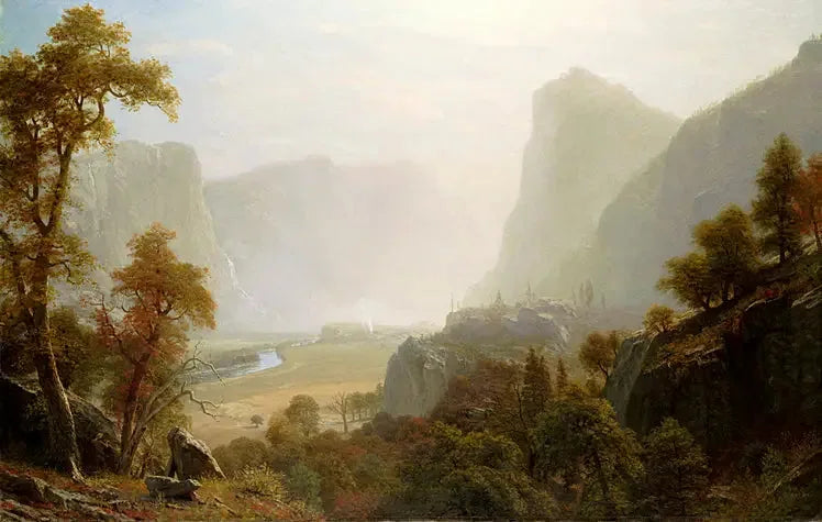 O vale de Hetch-Hetchy, Califórnia - Albert Bierstadt