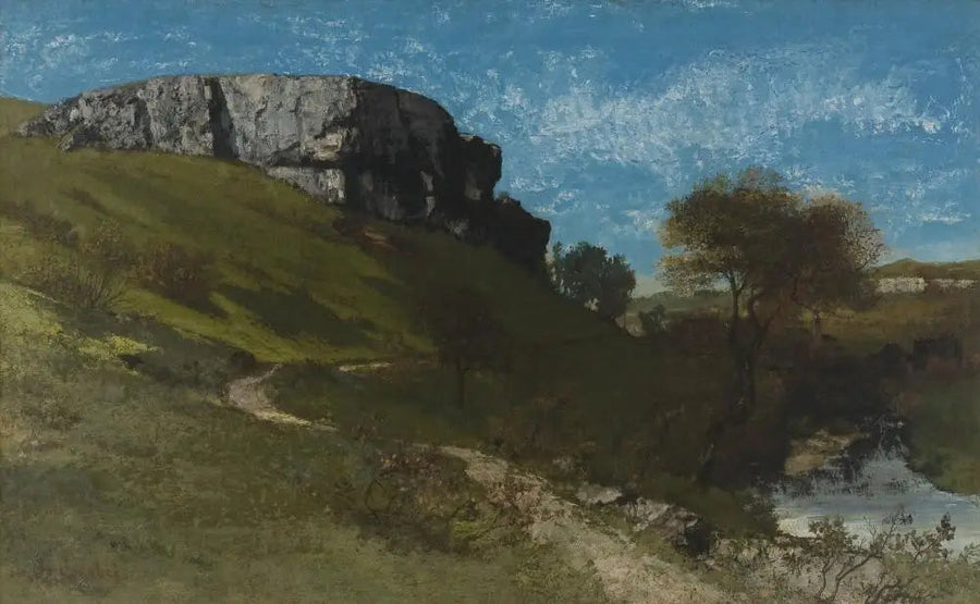 O Vale do Loue - Gustave Courbet