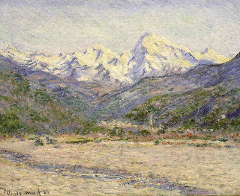 O Vale do Nervia - Claude Monet