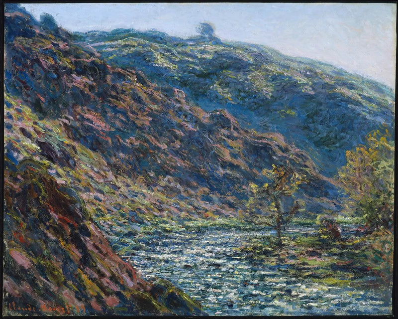 O vale do pequeno riacho - Claude Monet
