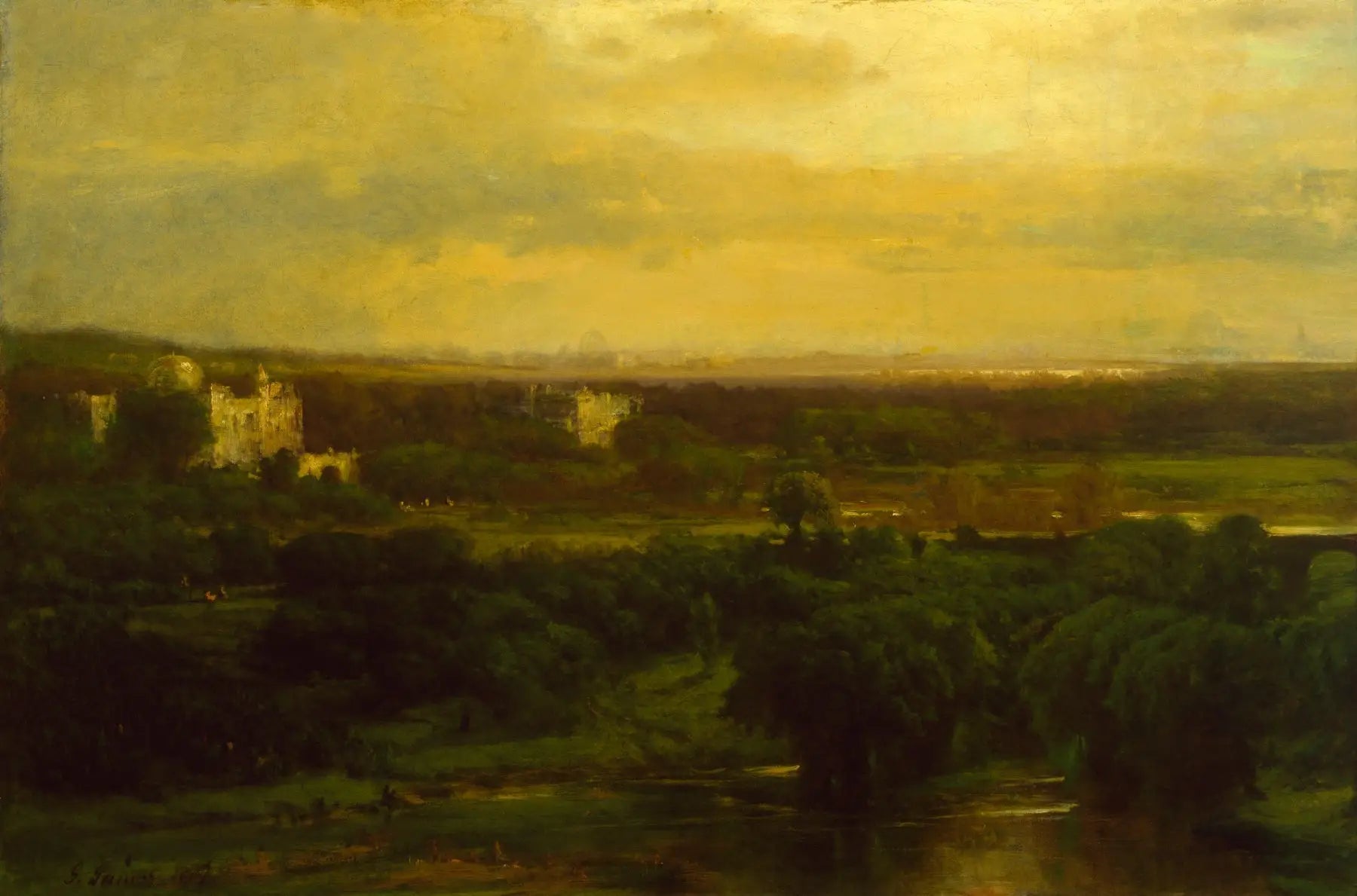La Vallée des Olives - George Inness - Alpha Reproduction