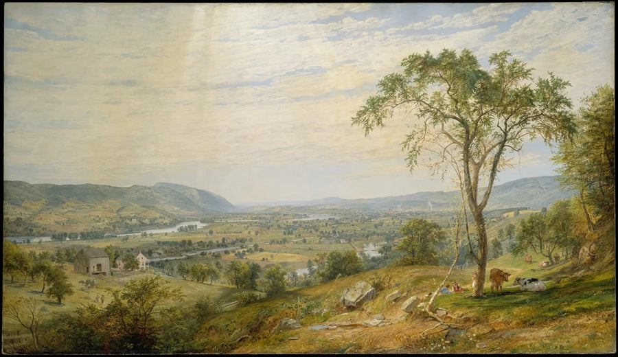O Vale de Wyoming - Jasper Francis Cropsey