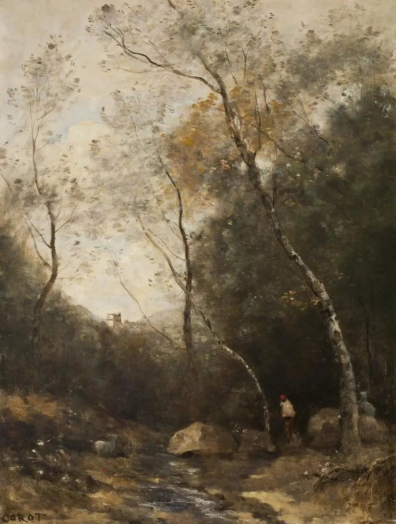 O vale feliz - Jean-Baptiste Camille Corot