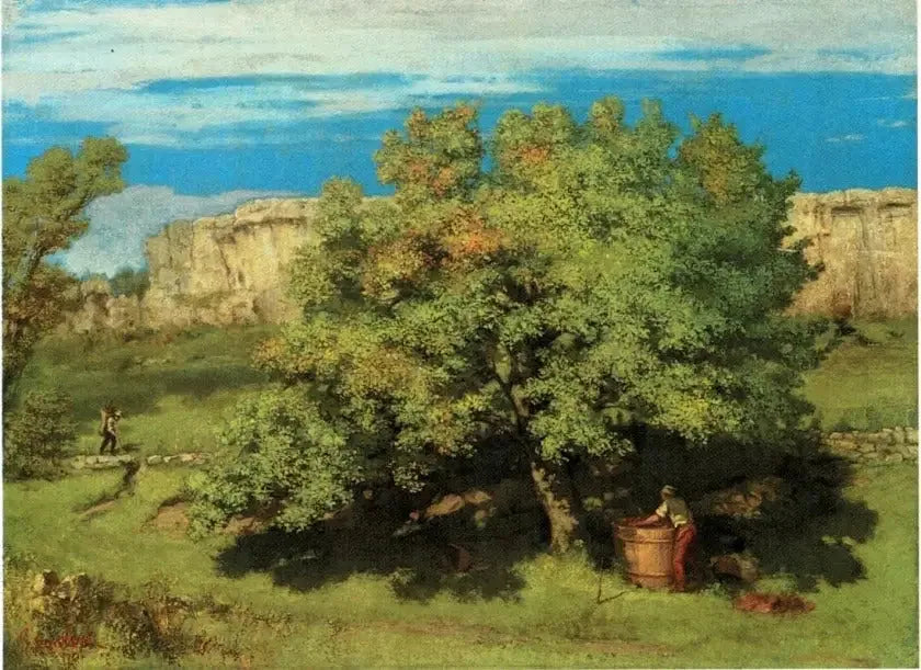 A colheita em Ornans, sob a Rocha-du-Mont - Gustave Courbet