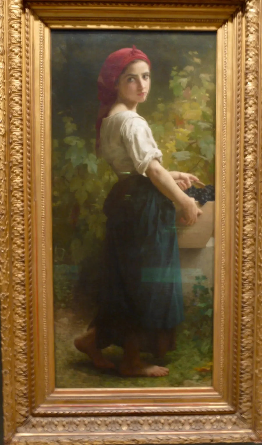 A Vindimadora - Bouguereau