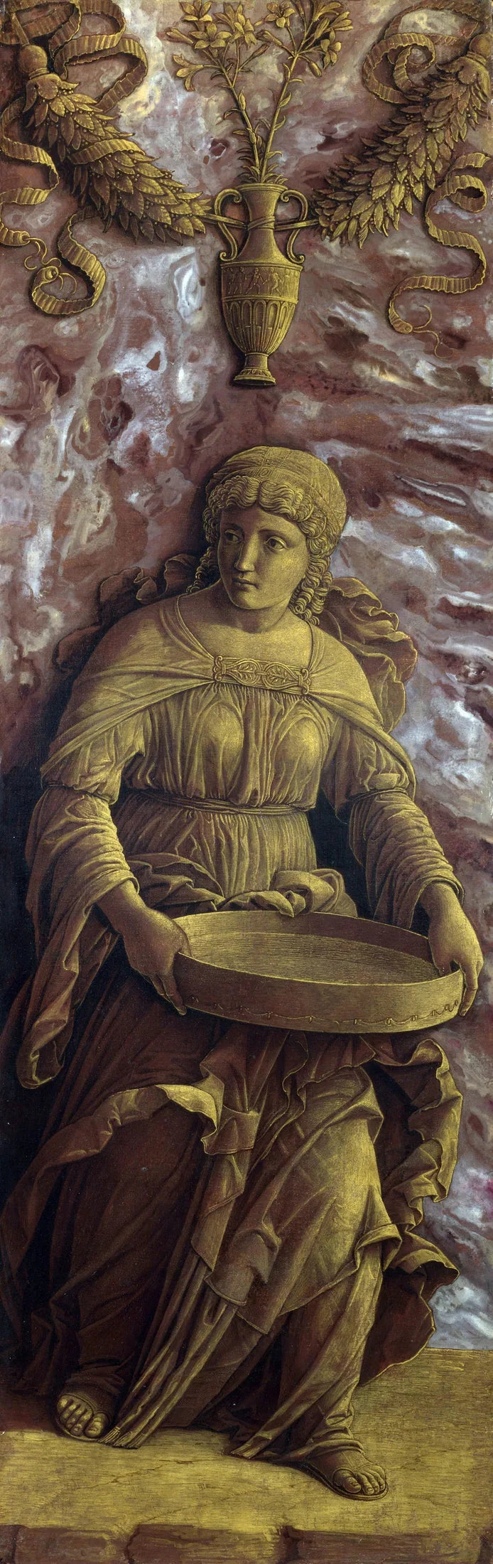 A vestal Tuccia com uma peneira - Andrea Mantegna