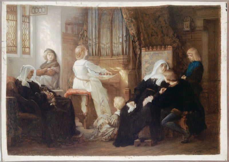 A viúva do mestre de capela - Alexandre Cabanel
