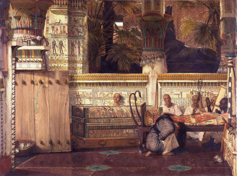 A viúva egípcia - Lawrence Alma-Tadema