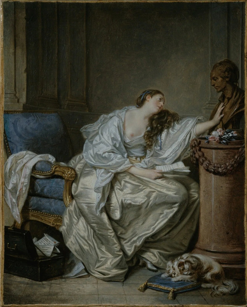 A Viúva Inconsolável - Jean-Baptiste Greuze