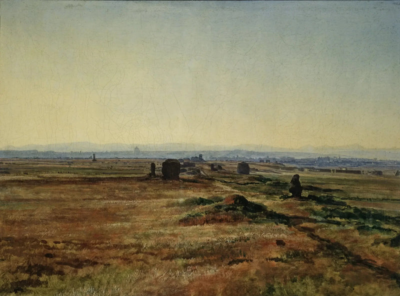 A Via Ápia ao pôr do sol - Alexandre Ivanov
