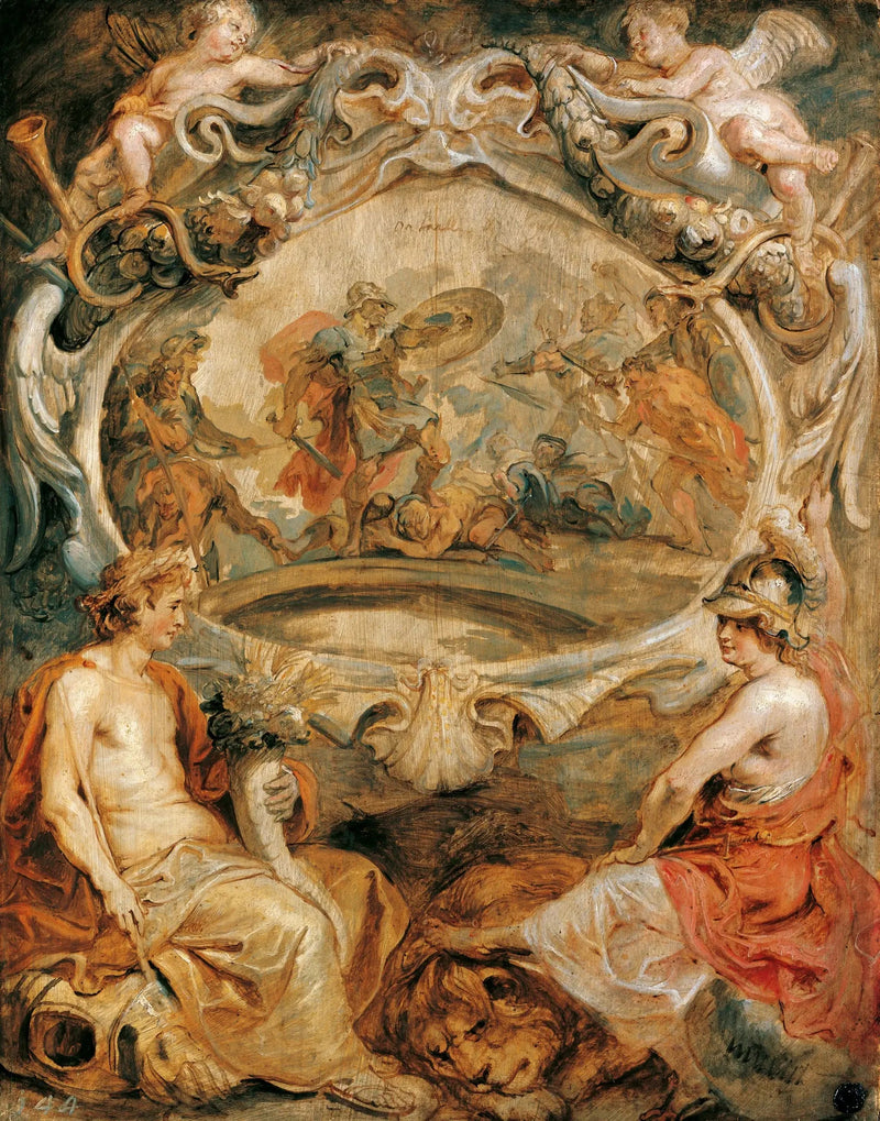 A vitória de Henrique IV em Coutras - Peter Paul Rubens