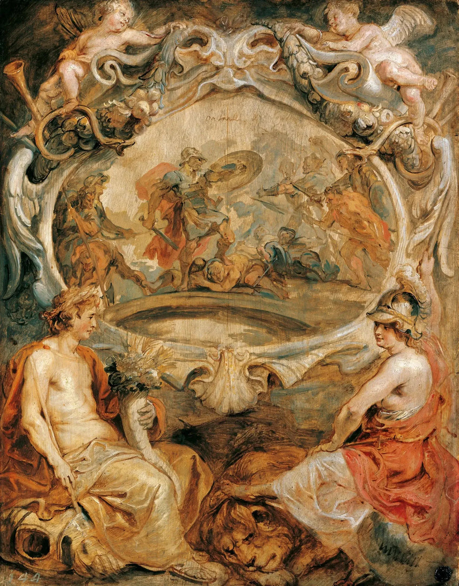 A vitória de Henrique IV em Coutras - Peter Paul Rubens