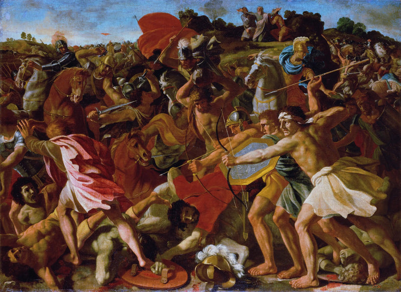 A Vitória de Josué sobre os Amalequitas - Nicolas Poussin