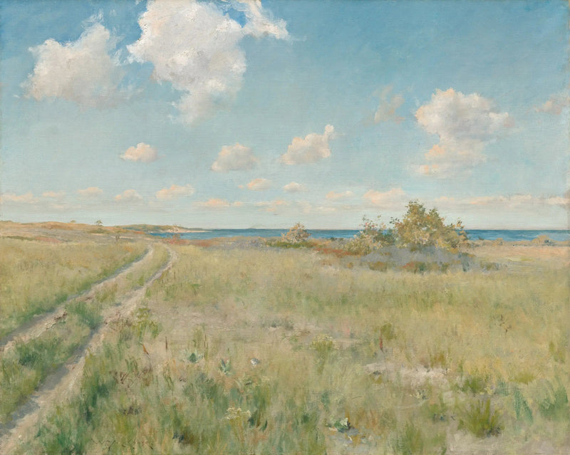 A velha estrada para o mar - William Merritt Chase