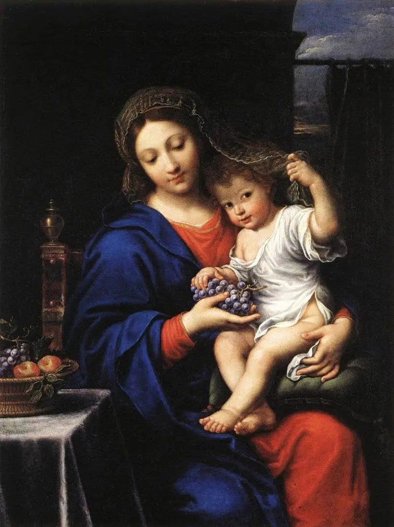 A Virgem com cachos - Pierre Mignard