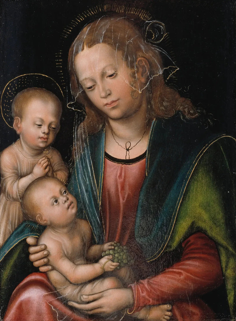 A Virgem com o Menino adorada pelo pequeno São João - Lucas Cranach, o Velho