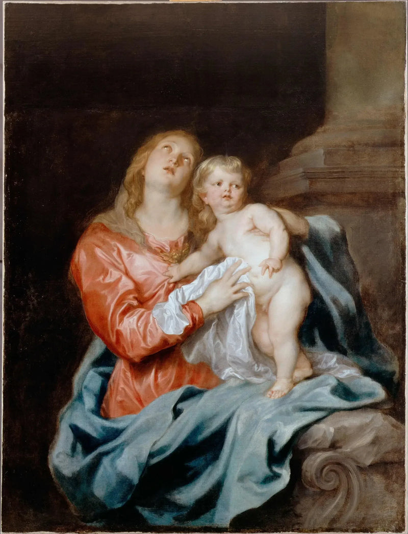 A Virgem com o Menino - Antoine van Dyck