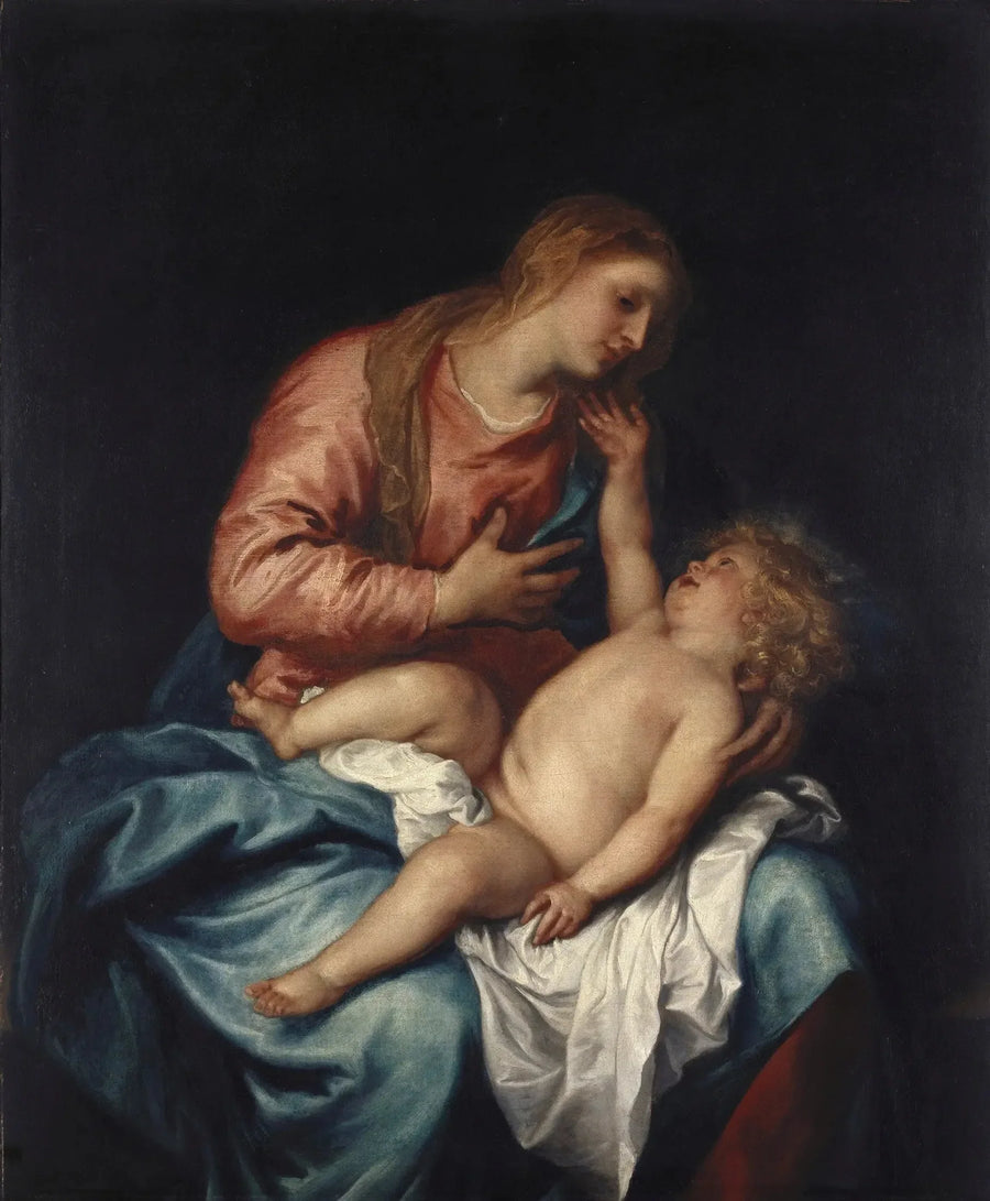 A Virgem com o Menino - Antoine van Dyck