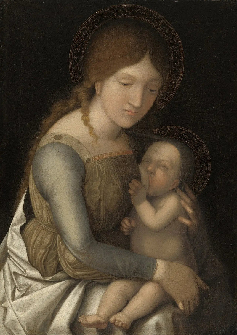 A Virgem com o Menino - Antonio da Correggio