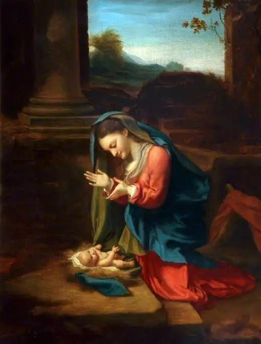 A Virgem com o Menino - Antonio da Correggio