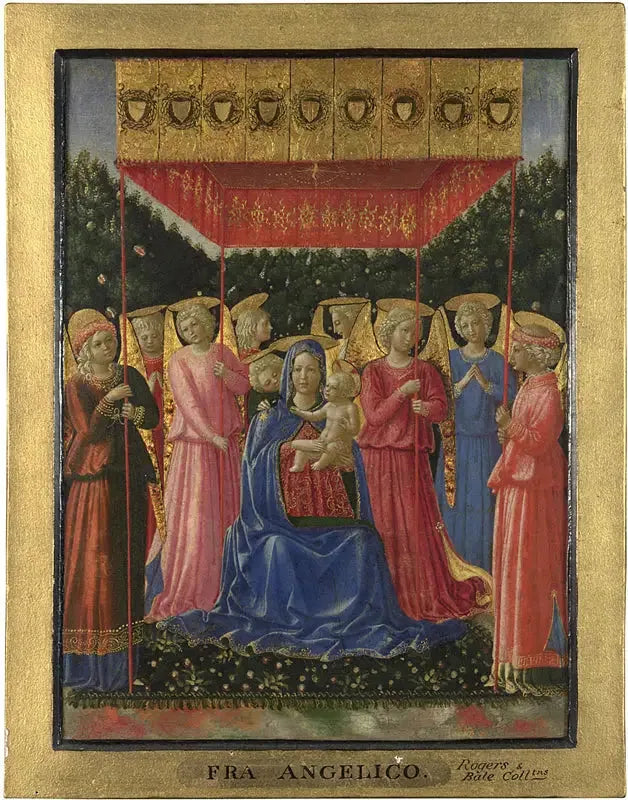 A Virgem com o Menino e Anjos - Benozzo Gozzoli