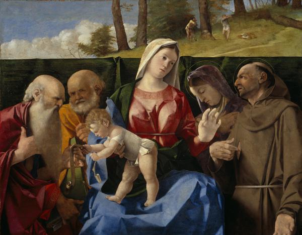 A Virgem com o Menino e santos - Lorenzo Lotto