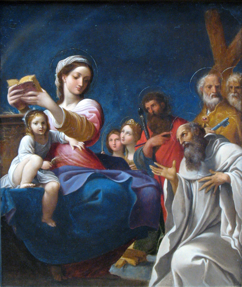 A Virgem com o Menino e santos - Ludovico Carracci