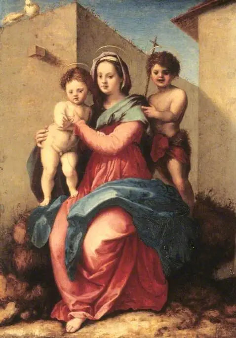 A Virgem com o Menino e o Pequeno São João - Andrea del Sarto