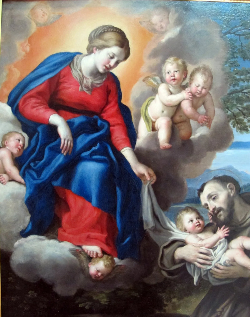 A Virgem com o Menino e São Francisco - Domenichino